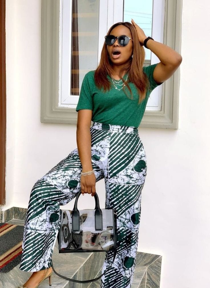 Exclusive Ankara Trouser and Jumpsuit Styles 2022 for Ladies  Ladeey
